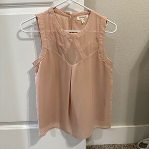Monteau Women's Blush Sleeveless Blouse